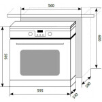 Встраиваемый электрический духовой шкаф Lex EDP 093 IX New