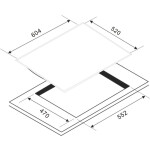 Встраиваемая газовая варочная панель Zigmund & Shtain MN 114.61 W