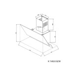 Каминная вытяжка Zigmund & Shtain K 146.6 B
