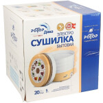 Сушилка для овощей Ротор Дива СШ-007-07 с 3 прозрачными решетками в гофротаре