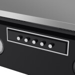 Каминная вытяжка Maunfeld Bridge 60 нержавеющая сталь/черное стекло