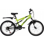 Велосипед Novatrack 20SS6V.TITANIUM.GN20 салатовый