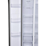 Холодильник Hyundai CS6503FV черное стекло