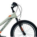 Велосипед Forward Twister 20 1.0 AL серый/оранжевый 2022 г 10" RBK22FW20042