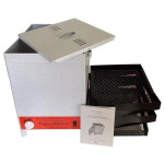 Электросушилка бытовая ТермМикс (5лотков для сушки) белое серебро 1247983