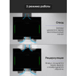 Каминная вытяжка Zigmund & Shtain K 144.6 B