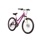 Велосипед Novatrack 24SHD.JENNYPRO.14CH23 вишневый