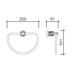 Полотенцедержатель Schein Carving 7065024