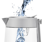 Чайник электрический Polaris PWK 1715 CGL Water Way Pro белый