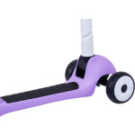 Самокат Ridex 3-х колесный Motley, 120/90 мм белый/фиолетовый