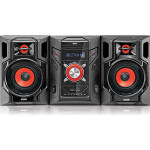 Музыкальный центр BBK AMS103U black/red