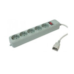 Сетевой фильтр PC PET AP01006-E-G серый