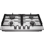 Встраиваемая газовая варочная панель LG HU641BAG