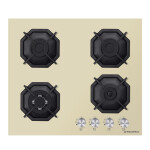 Встраиваемая газовая варочная панель Maunfeld EGHG.64.23CBG/G