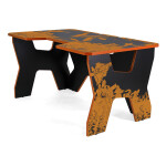 Компьютерный стол Generic Comfort Gamer2/VS/NO черный/оранжевый