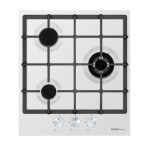 Встраиваемая газовая варочная панель HOMSair HGE433TGCWH
