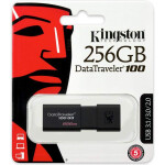 Флеш-диск Kingston DataTraveler 100 G3 (DT100G3/256GB) черный