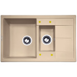 Кухонная мойка Zigmund & Shtain Rechteck 780.2 топленое молоко