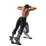 Гиперэкстензия Hoist HF-4263 серебряный/черный