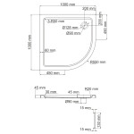 Душевой поддон WasserKraft Isen 26 Т 23