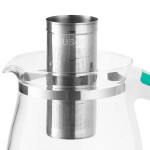 Чайник электрический Kitfort КТ-6130-3 белый/бирюзовый