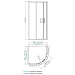 Душевой уголок WasserKraft Main 41S23