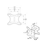Кронштейн для телевизора Trone LPS 4010 серый