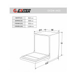 Встраиваемая посудомоечная машина Exiteq EXDW-I405