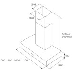Каминная вытяжка Bertazzoni K120CONXA