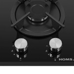Встраиваемая газовая варочная панель HOMSair HGG321BK