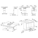 Встраиваемая индукционная варочная панель Smeg HOBD482D