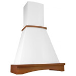 Каминная вытяжка Elikor Ротонда 60П-650-П3Л бежевый/бук/орех