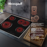 Встраиваемая электрическая варочная панель Weissgauff HV 642 BS