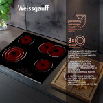 Встраиваемая электрическая варочная панель Weissgauff HV 643 BS