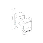 Встраиваемый холодильник Korting KSI 8185