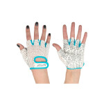 Перчатки для фитнеса Starfit SU-110 белый/голубой XS