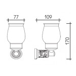 Стакан Schein Carving 7065011