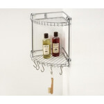 Полка металлическая угловая двойная WasserKraft K-1222