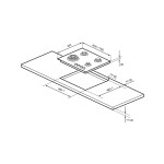 Встраиваемая газовая варочная панель Lex GVG 642 BL