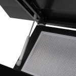 Каминная вытяжка Maunfeld Manchester Light 90 черное стекло