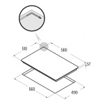 Встраиваемая газовая варочная панель Cata RGI 6031 WH