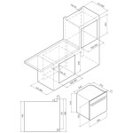 Встраиваемый электрический духовой шкаф Graude BWG 45.0 E