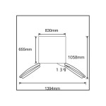 Холодильник Korting KNFM 81787 X