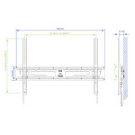 Кронштейн для телевизора Kromax Flat-2 black