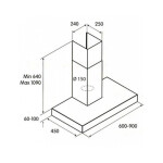 Каминная вытяжка Jetair Pola P 60 INX