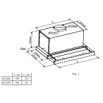 Встраиваемая вытяжка Gefest ВО 4501 К23