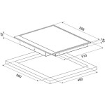 Встраиваемая электрическая варочная панель Smeg P864AO