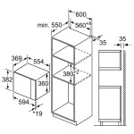 Встраиваемая микроволновая печь Bosch BFL554MB0