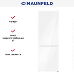 Холодильник Maunfeld MFF185NFW