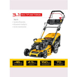 Газонокосилка бензиновая STEHER GLM-460p